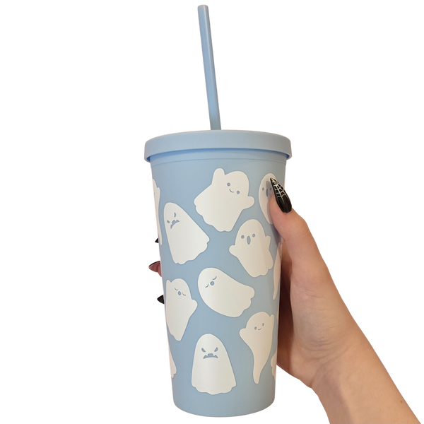 ALL OVER GHOSTS CUP - PASTEL BLUE
